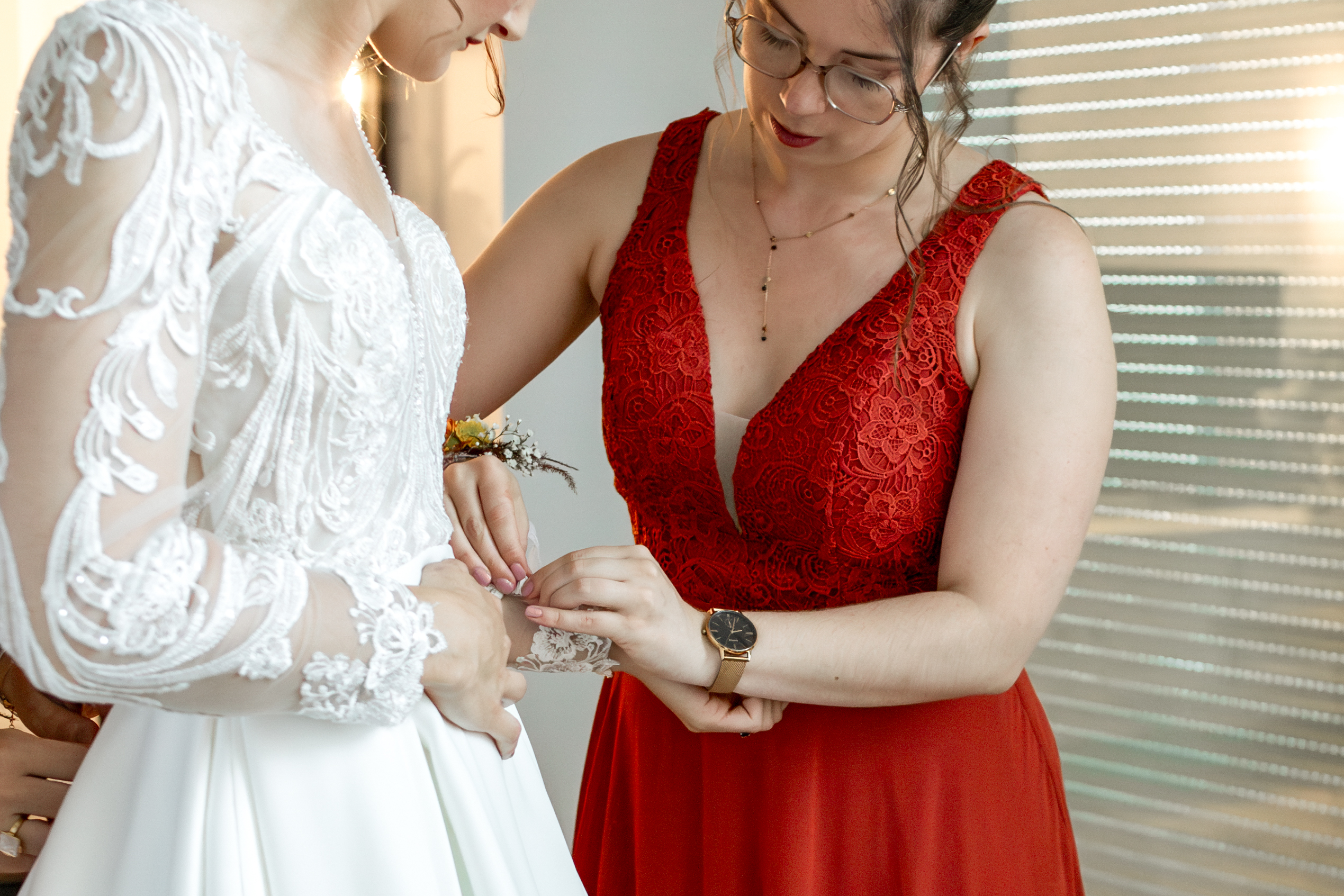 Mariage, joie et émotions - Préparatifs de la mariée